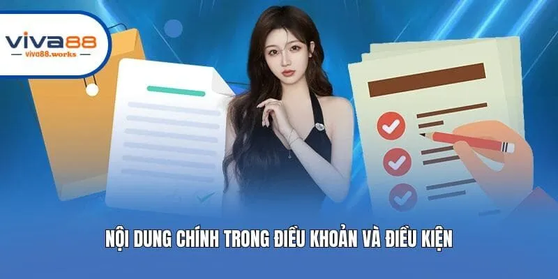 Nội dung chính trong điều khoản và điều kiện